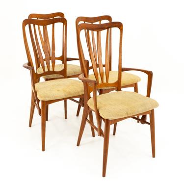 Niels Kofoed Ingrid Mid Century Dining Chairs - Set of 4 - mcm 