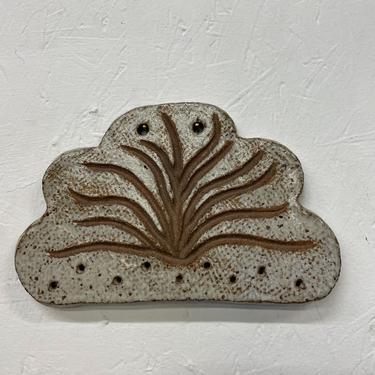 Diane Baldwin Hanging Pottery Wall Plaque Agave Maguey Desert Cactus 