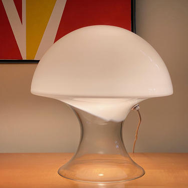 Gino Vistosi Murano Mushroom Glass Lamp 