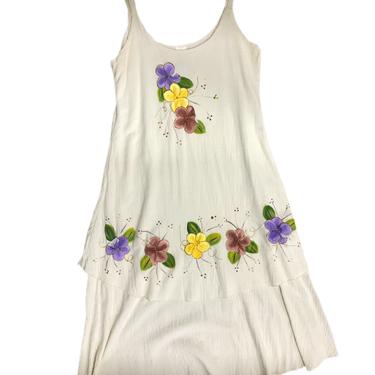 (L) Lesley Linen Floral Dress 072921 LM