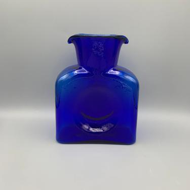 Blenko classic water bottle in blue 