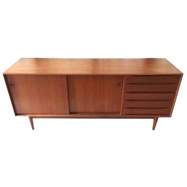 Johannes Aasbjerg Teak Credenza with Exposed Dovetail Case