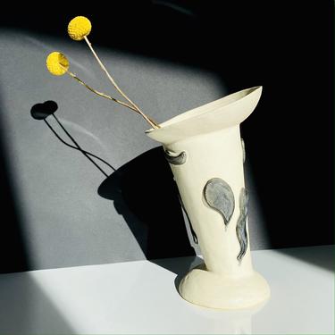 Vintage Asymmetrical Sculptural Studio Pottery Vase