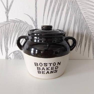 Vintage Crockpot, Boston Baked Beans, made in USA, circa 70's 