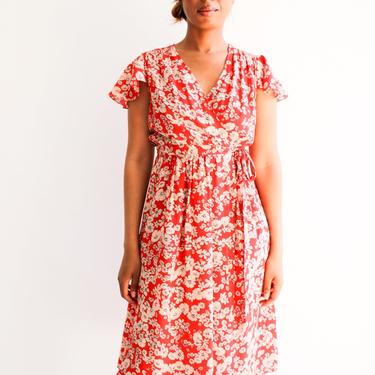 Rebecca Taylor Floral Print Wrap Dress, Size 2