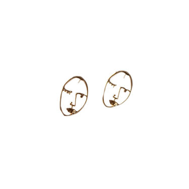Visage Face Earrings