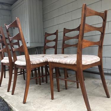 Midcentury Dining Chair Set by Lane