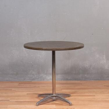 Round Formica-Top Cafe Table – ONLINE ONLY
