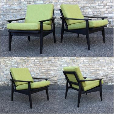 Artisan Made Mid-century Style Chairs 