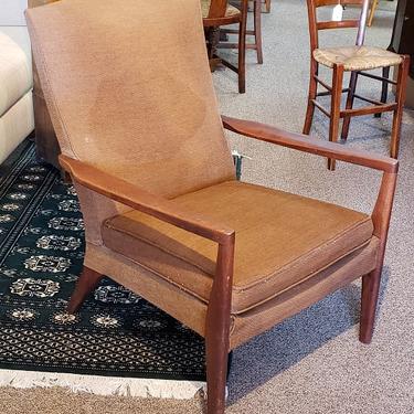 Item #R14 Vintage Walnut Framed Parker Knoll Lounge Chair c.1960s