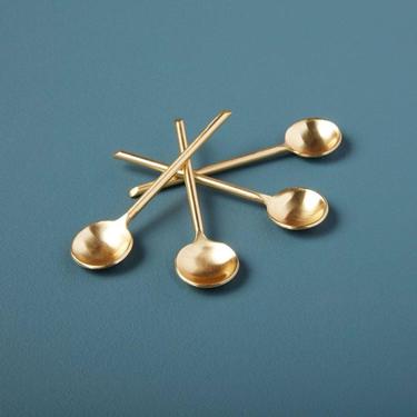 Single Gold Mini Spoon