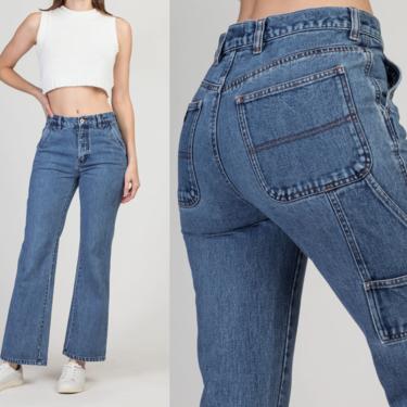 Calvin Klein Carpenter Jeans - Small | Y2K High Waisted Medium Wash Bootcut Jeans 