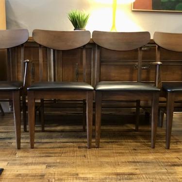 Set of 4 Danish Style Mid Century Dining Chairs 1960&#8217;s