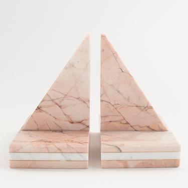 Italian Marble Bookends