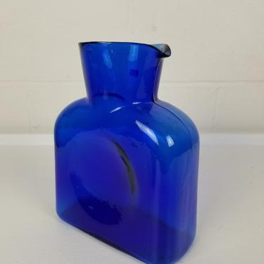 Blenko Cobalt Glass water pitcher