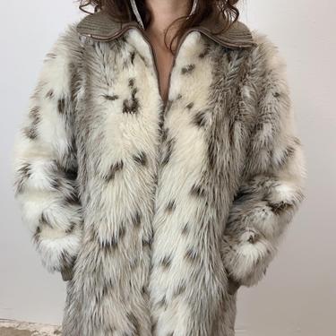 60s faux fur jacket 