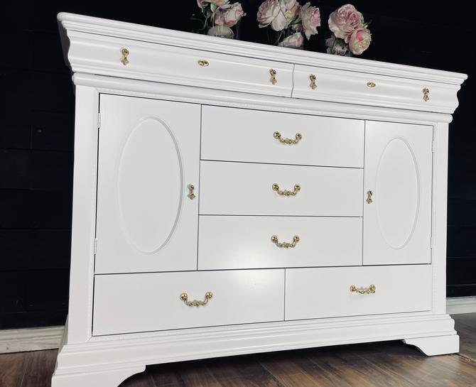 Extra Large Dresser Credenza Console solid wood customizable color 