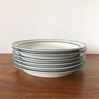 Set of 6 Dansk Blue Mist Salad Plates by Niels Refsgaard 