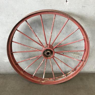 Antique French Metal Wheel