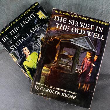Set of 2 Dana Girls Mysteries Books #1 and #13 by Carolyn Keene - Classic Dana Girls Mystery Series | FREE SHIPPING 