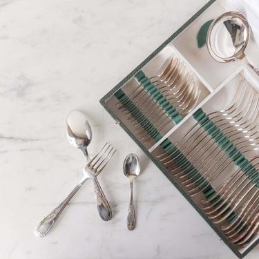 Matched French Flatware set Of 37