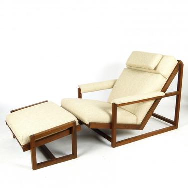 Milo Baughman Lounge Chair & Ottoman