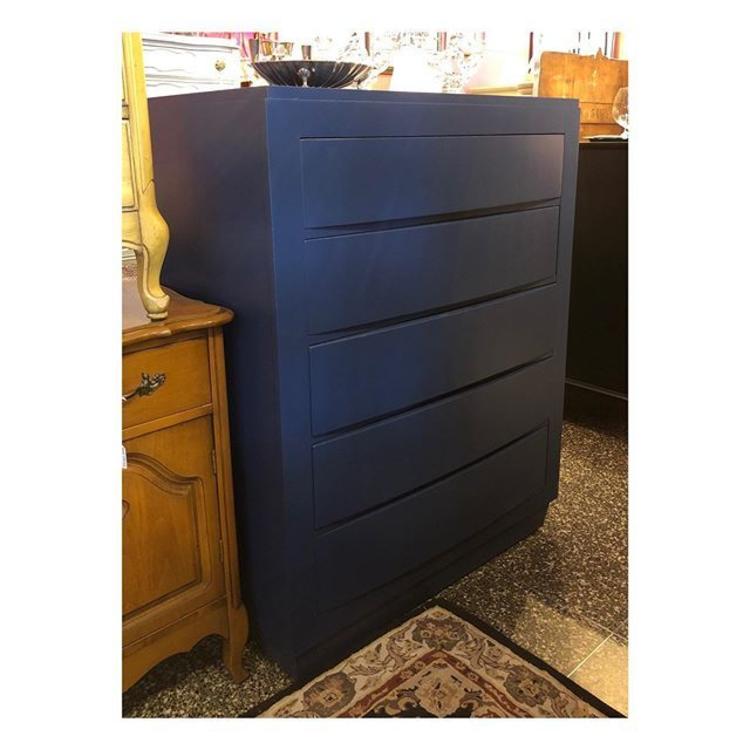 Navy Chest of Drawers [3 x 20 x 47] // 
