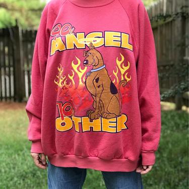 90's Scooby Doo Raglan Pullover Sweatshirt 