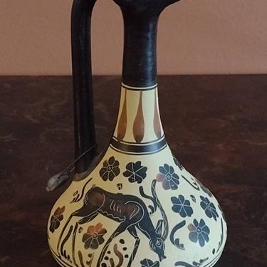 Vintage Museum Copy No.138 Corinthian Period 556 BC Union of Greek Ceramics Pottery Decorative Vase Replica 5&amp;quot; 