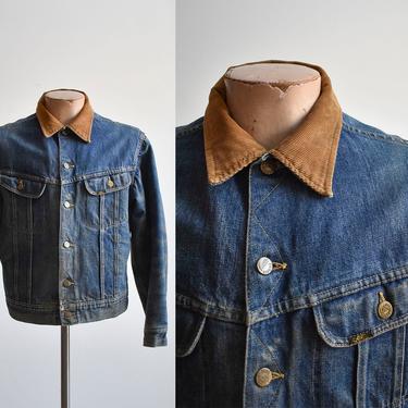 Vintage Blanket Lined Denim Lee Stormrider Jacket 