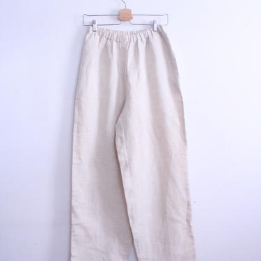 Minimal Natural Linen Pants 