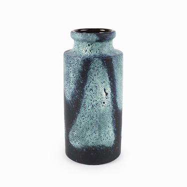 Scheurich Ceramic Vase Dripping Lava Germany Vintage 203-22 
