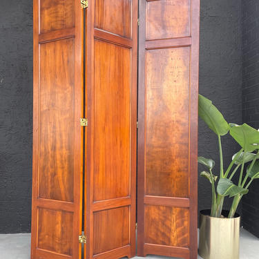 Solid Wood Room Divider Screen