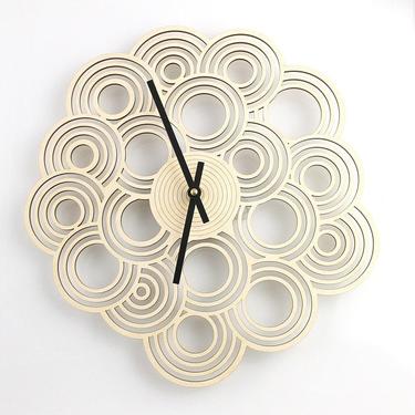 Intergrated Circle Design Clock - Modern 