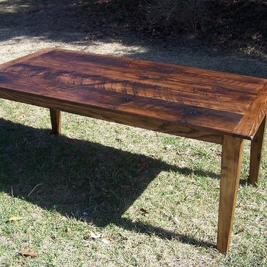 Wormy Chestnut Farm Table with Extension 