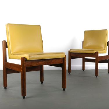 Set of Two (2) Mid Century Modern Slipper Lounge Chairs By Thonet 