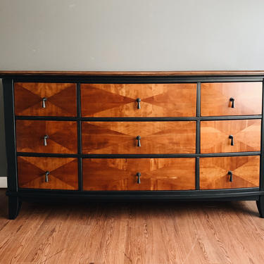 SOLD***Two-Tone Dresser - Entertainment Center - Sideboard Buffet 