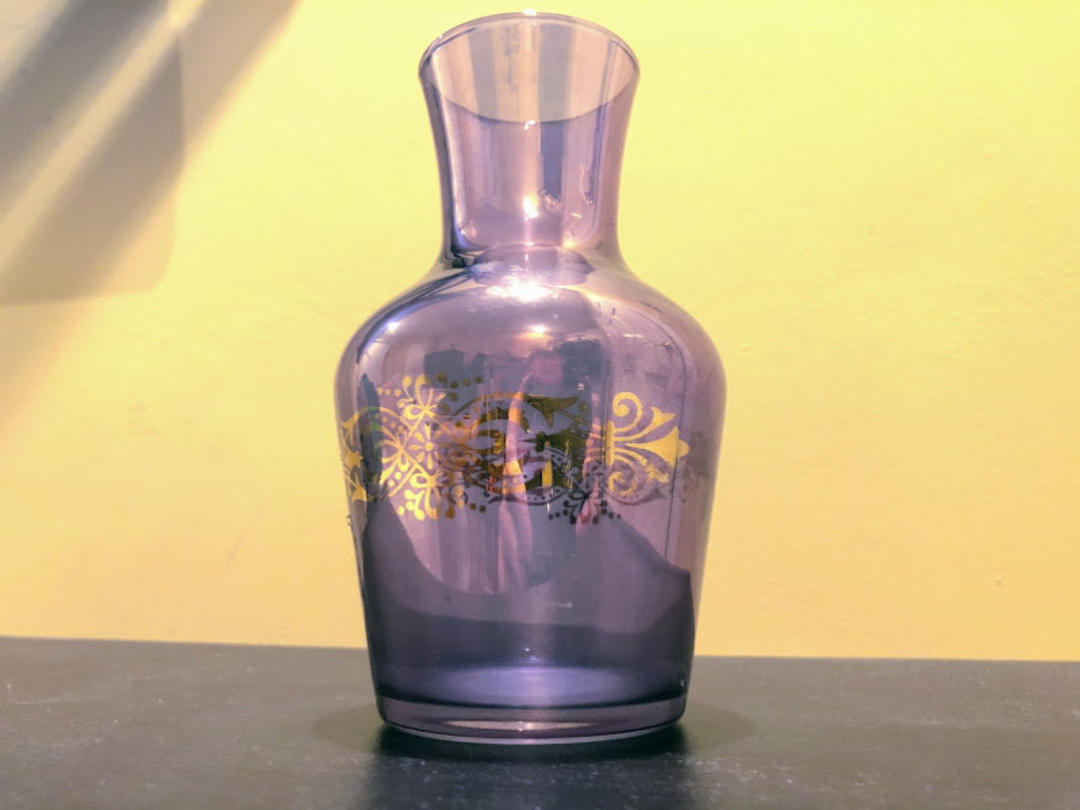 Sc Line Italy Vintage SC Line Made in Italy Purple Glass Vase with | Over the Years ...
