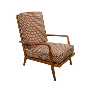 Mel Smilow Lounge Chair Rail Back High-Back Lounge Chair Mid Century Modern 