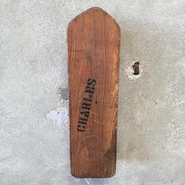 Vintage &quot;Charles&quot; Homemade Skateboard