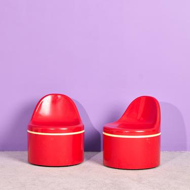 Molded Plastic Chairs by Peter Pepper