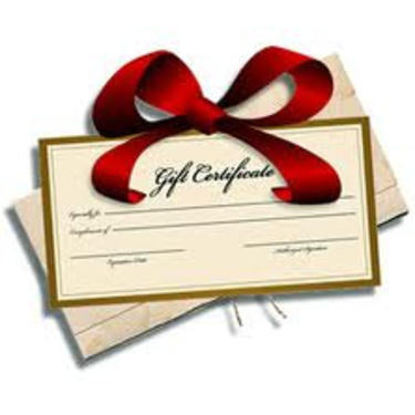 Gift Certificate for Poppy Cottage Stocking Stuffer Christmas Gift 