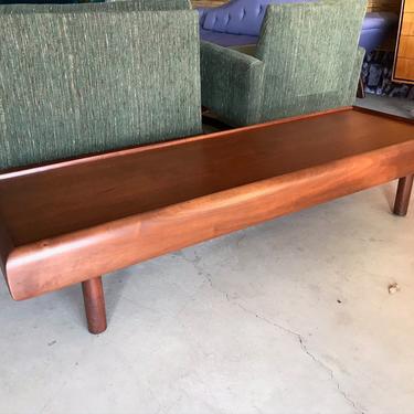 Super Rare Adrian Pearsall Solid Walnut Coffee Table Ottoman  FREE Continental US Shipping!! 