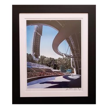 Hollywood Bowl Stage Color Chromogenic Photographic Print by Julius Shulman, Signed 