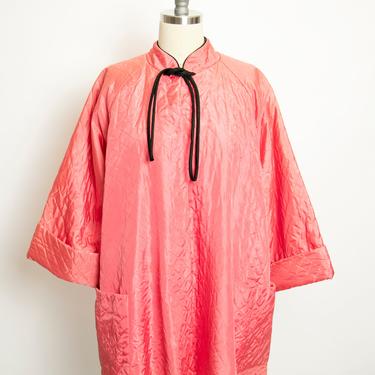1950s Bed Jacket Quilted Robe LoungeWear Large 