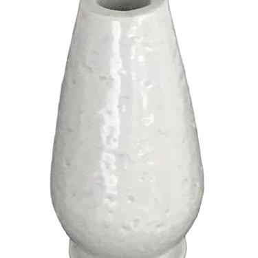 Scandinavian Mid Century Chamotte Ceramic White Vase by Gunnar Nylund for Rorstrand