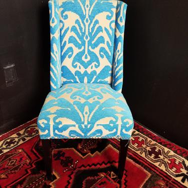Upholstered Ikat Chair