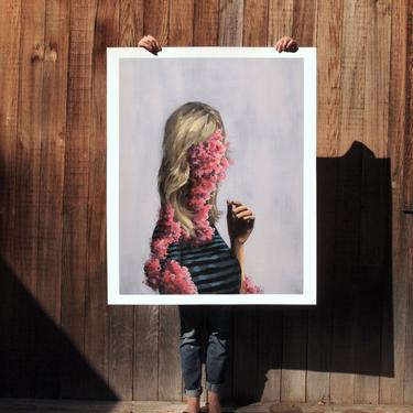 Gone Wild.  extra large wall art . giclee print 