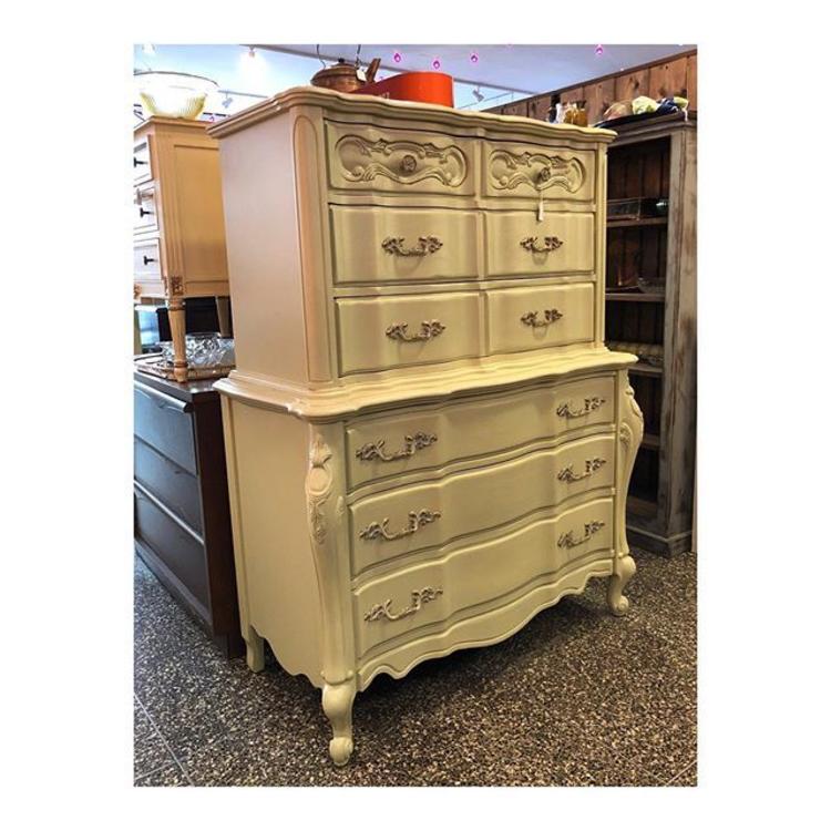 Sage French Provincial Chest of Drawers // 