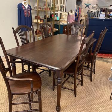 Vintage dining table + chairs set 